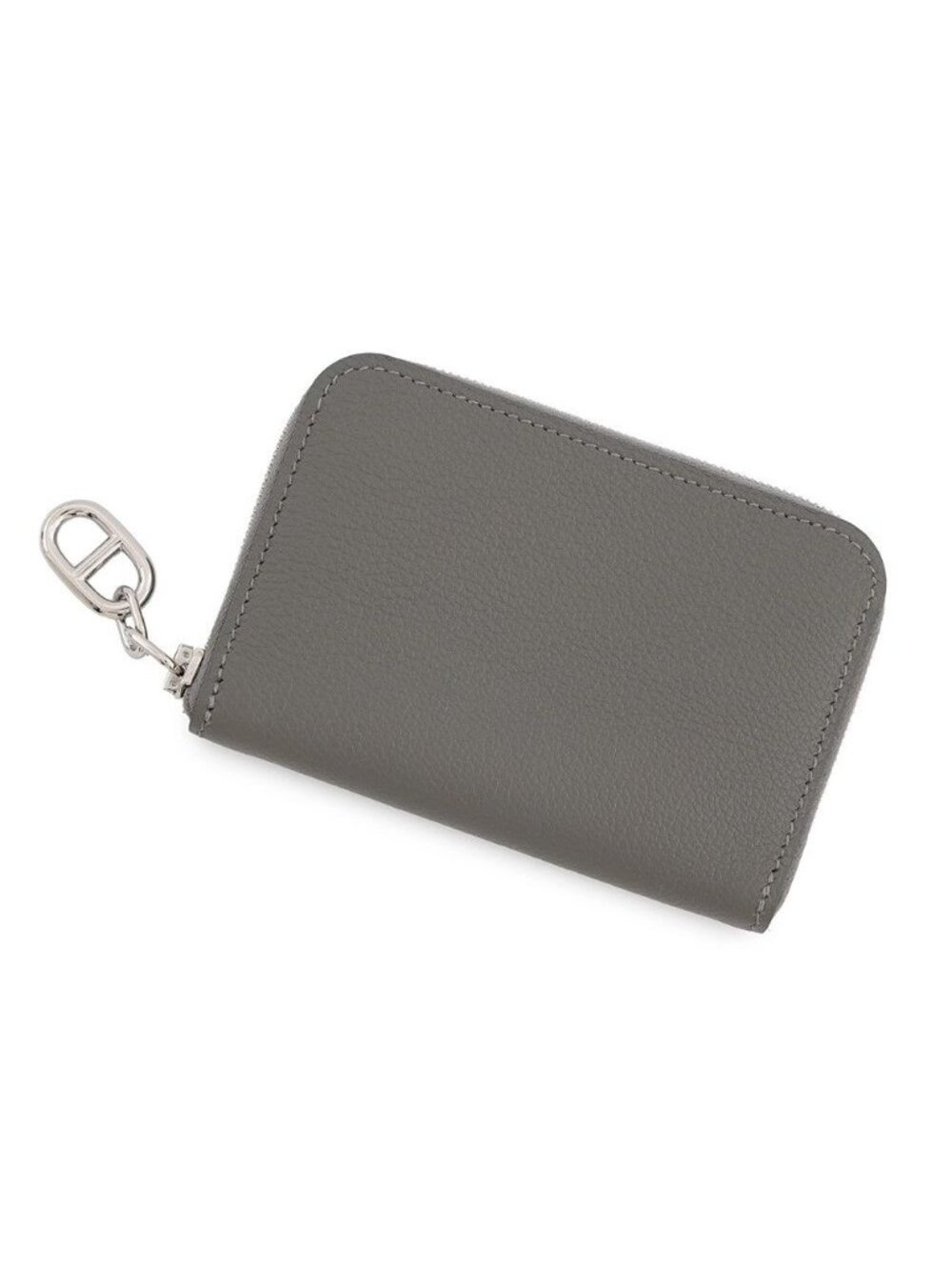 Hermes Coin Purse Zipengo Compact Gris Meyer Silver Evercolor